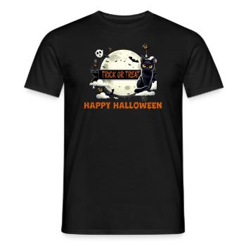TRICK OR TREAT - T-shirt homme - noir - Devant - AI Model Male 178 light (178cm)