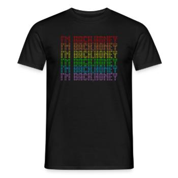 I'm back Honey - Men's T-Shirt - black - Front - AI Model Male 178 light (178cm)