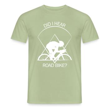 Racer - Men's T-Shirt - sage - Front - AI Model Male 178 light (178cm)