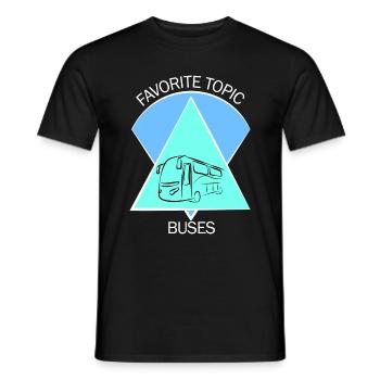 Chauffeur d’autobus scolaire Chauffeur d’autobus scolaire - T-shirt homme - noir - Devant - AI Model Male 178 light (178cm)