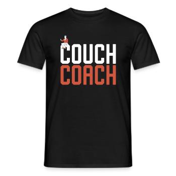 Coach Character Builder Attitude - Männer T-Shirt - Schwarz - Vorne - AI Model Male 178 light (178cm)