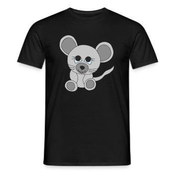 Kleine süße Maus - Männer T-Shirt - Schwarz - Vorne - AI Model Male 178 light (178cm)