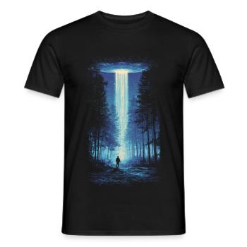 Rencontre UAP - T-shirt homme - noir - Devant - AI Model Male 178 light (178cm)