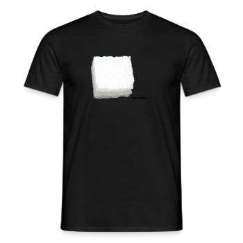 Morceau de sucre - T-shirt homme - noir - Devant - AI Model Male 178 light (178cm)