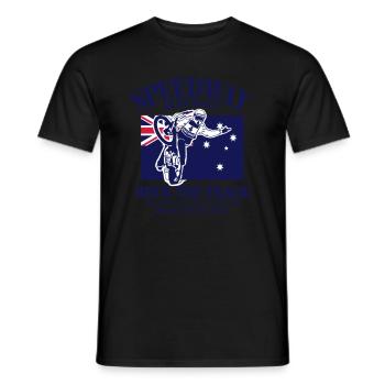 Australian Speedway - Männer T-Shirt - Schwarz - Vorne - AI Model Male 178 light (178cm)