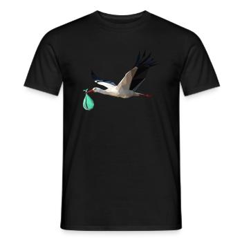 infant - Men's T-Shirt - black - Front - AI Model Male 178 light (178cm)