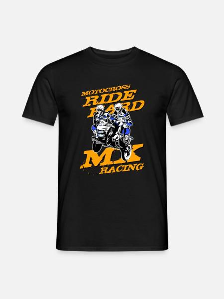 Sidecar Moto Cross - Männer T-Shirt - Schwarz