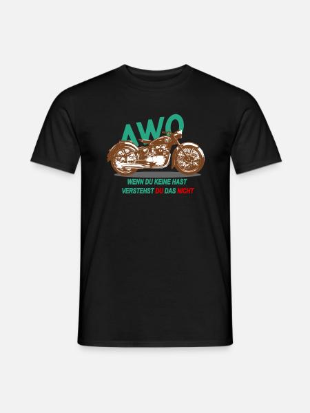 AWO 425 aus Suhl - Männer T-Shirt - Schwarz