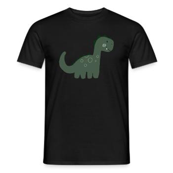 Dino Danny - Männer T-Shirt - Schwarz - Vorne - AI Model Male 178 light (178cm)