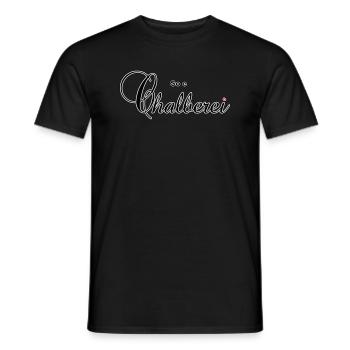 Chalberei, ...eso e - Männer T-Shirt - Schwarz - Vorne - AI Model Male 178 light (178cm)