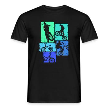 BMX Bike Stunt Boys Enfants - T-shirt homme - noir - Devant - AI Model Male 178 light (178cm)
