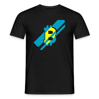 Bitcoin Trading Crypto Stocks - T-shirt homme - noir - Devant - AI Model Male 178 light (178cm)