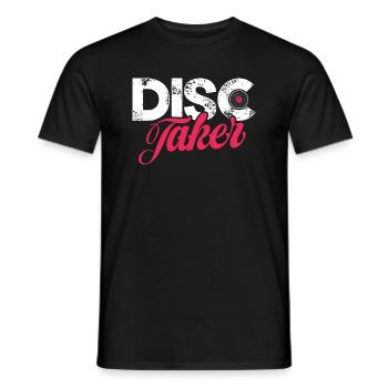 Disc taker - Männer T-Shirt - Schwarz - Vorne - AI Model Male 178 light (178cm)