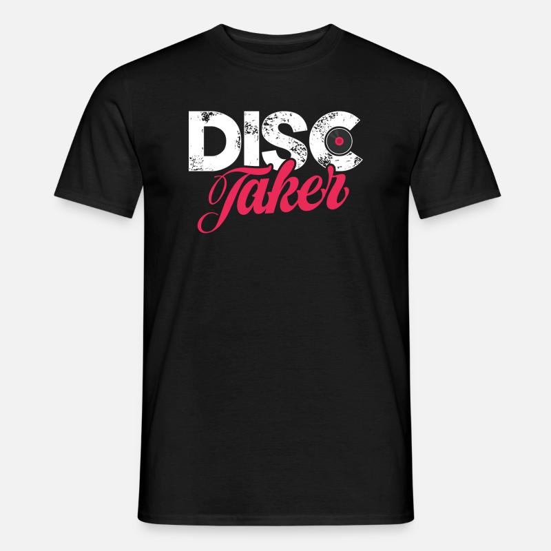 Disc taker - Männer T-Shirt - Schwarz