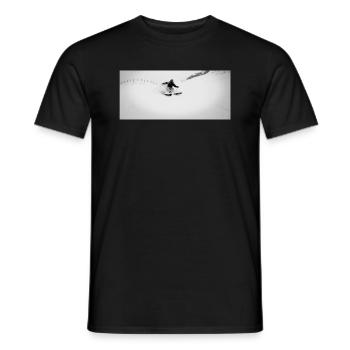 Freeride - Männer T-Shirt - Schwarz - Vorne - AI Model Male 178 light (178cm)