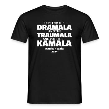 Ensemble, nous pouvons mettre fin au drame et au traumatisme - T-shirt homme - noir - Devant - AI Model Male 178 light (178cm)