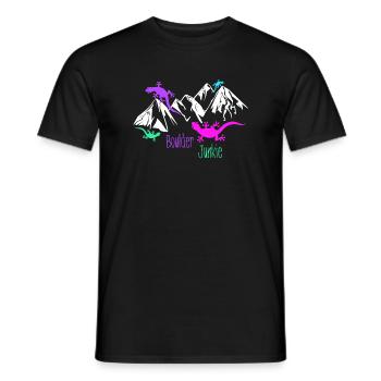Bloc Bloc - T-shirt homme - noir - Devant - AI Model Male 178 light (178cm)