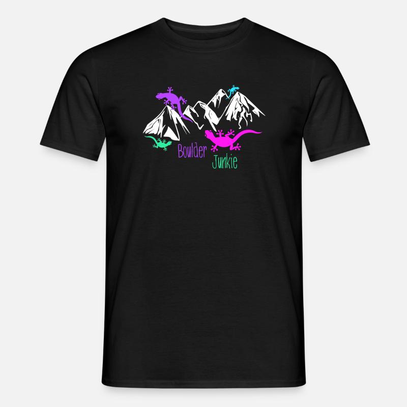 Boulder Bouldering Boulderer Boulding - Men’s T-shirt - black