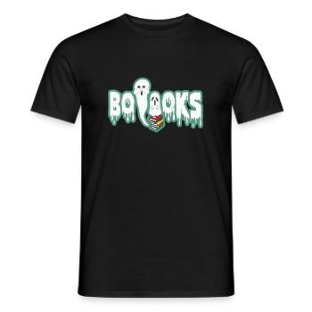 Livre de lecture fantôme Halloween costume effrayant cadeau - T-shirt homme - noir - Devant - AI Model Male 178 light (178cm)