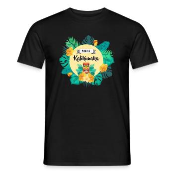 Cadeau drôle de Noël de masque à l'ananas d'Hawaï - T-shirt homme - noir - Devant - AI Model Male 178 light (178cm)