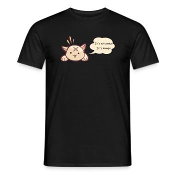 Ce ne sont pas des bandes dessinées, ce sont des mangas - T-shirt homme - noir - Devant - AI Model Male 178 light (178cm)