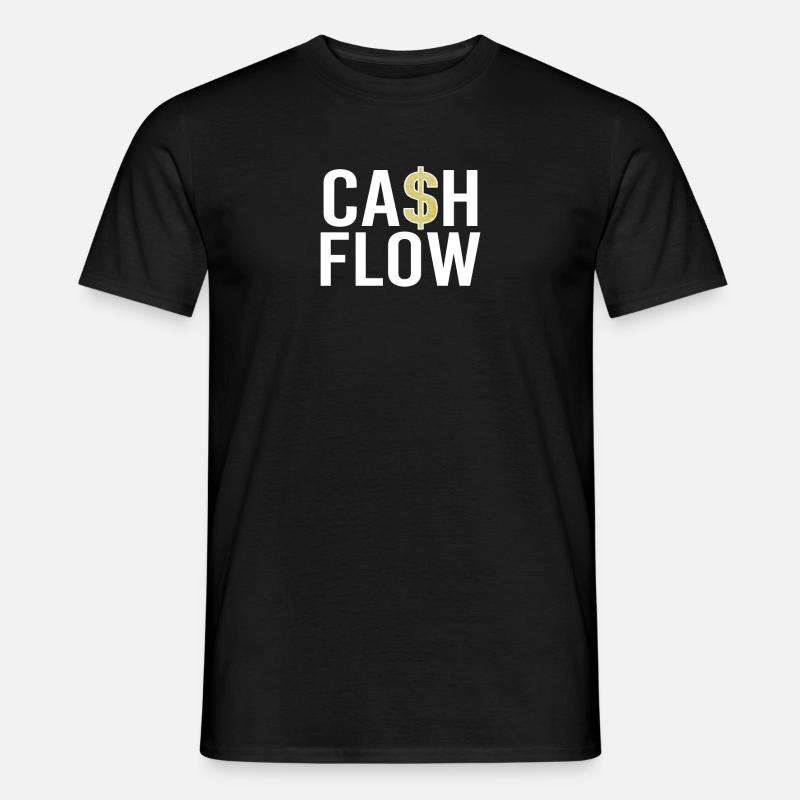 CASHFLOW - Männer T-Shirt - Schwarz