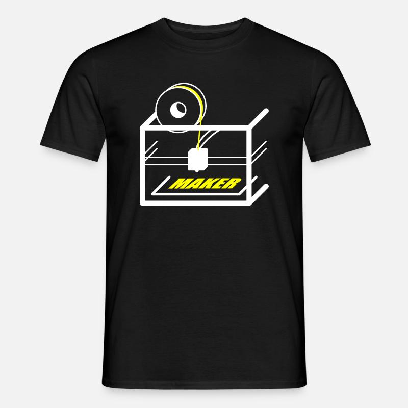 3D printer design for makers - Men’s T-shirt - black