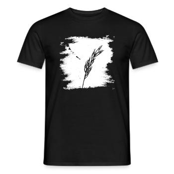 Grain nature farmer peasant woman agriculture - Men's T-Shirt - black - Front - AI Model Male 178 light (178cm)