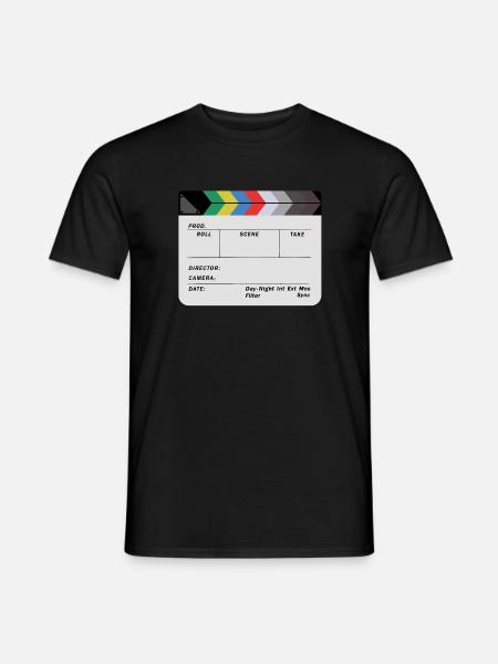 Clapperboard design blank - Men's T-Shirt - black