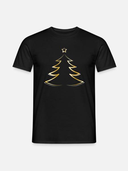 Frohe Weihnachten - Männer T-Shirt - Schwarz