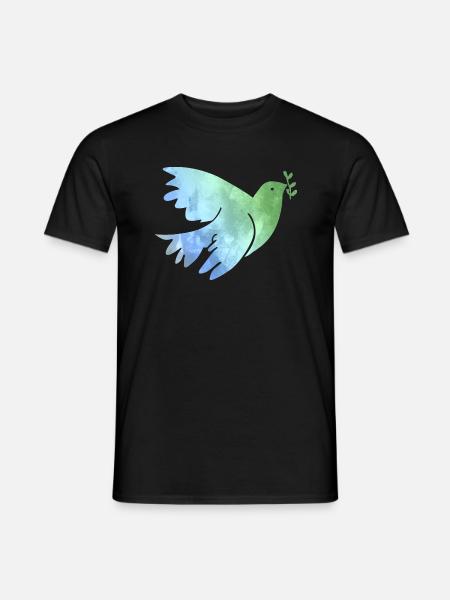 Colombes de paix Paix Paix Paix dans le monde Amour - T-shirt homme - noir