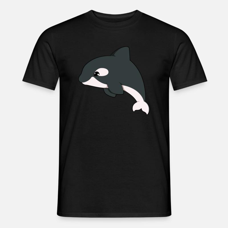 Orca - Männer T-Shirt - Schwarz