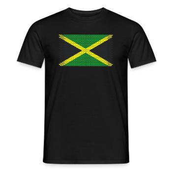 herz jamaika jamaica rasta jamaican flavour ragga - Männer T-Shirt - Schwarz - Vorne - AI Model Male 178 light (178cm)