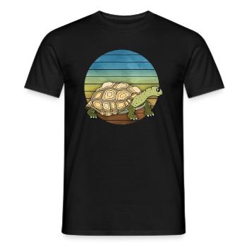 Tortue - T-shirt homme - noir - Devant - AI Model Male 178 light (178cm)