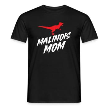 Malinois Belgian Shepherd Mechelaar Dog - Men's T-Shirt - black - Front - AI Model Male 178 light (178cm)