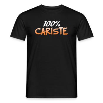CARISTE CARISTES HUMOUR BLAGUE DRÖLES 100 - T-shirt homme - noir - Devant - AI Model Male 178 light (178cm)