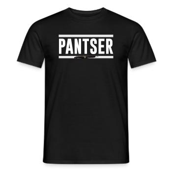Pantser Writer Discovery Writer Author - Men's T-Shirt - black - Front - AI Model Male 178 light (178cm)