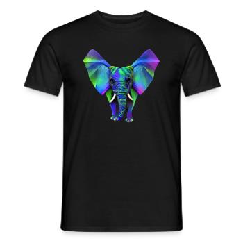 fanta fant - Männer T-Shirt - Schwarz - Vorne - AI Model Male 178 light (178cm)