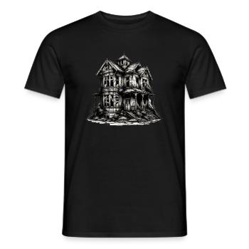 Desolate Urbex House - Eine Geschichte der Dekadenz u - Männer T-Shirt - Schwarz - Vorne - AI Model Male 178 light (178cm)