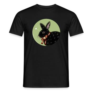 Black Rabbit - Men's T-Shirt - black - Front - AI Model Male 178 light (178cm)