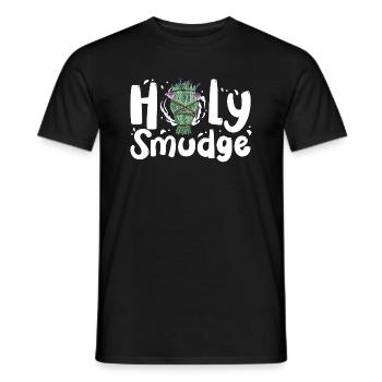 Holy Smudge Sage Cleansing Smudging Energy Healing - Männer T-Shirt - Schwarz - Vorne - AI Model Male 178 light (178cm)