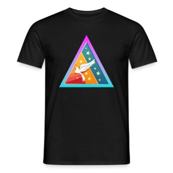 Life Fly Free - Men's T-Shirt - black - Front - AI Model Male 178 light (178cm)