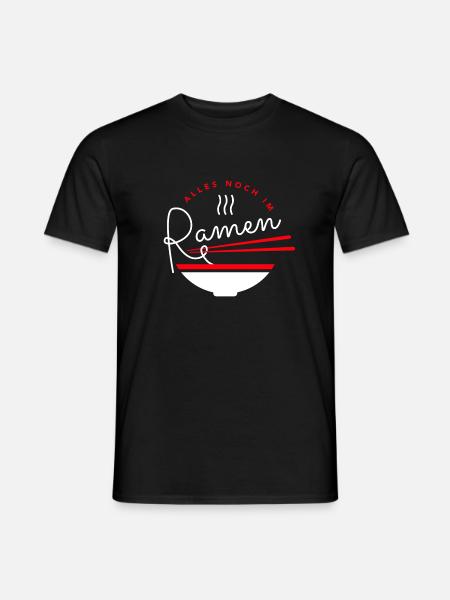 Alles noch im Ramen - Männer T-Shirt - Schwarz