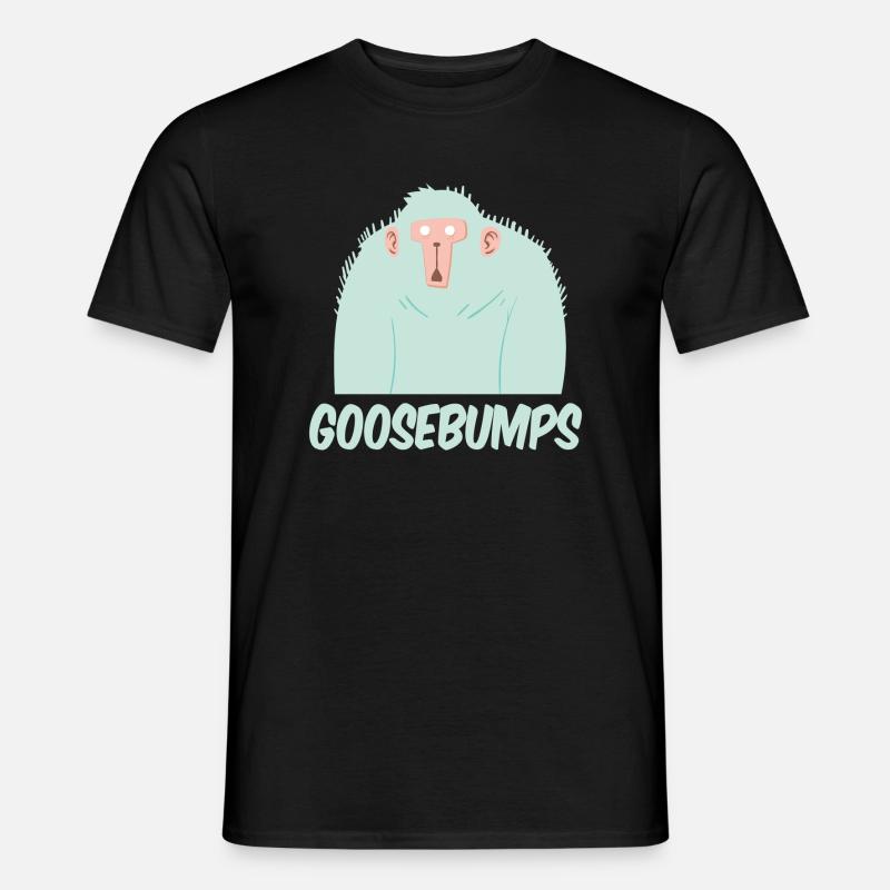 Gänsehaut, Affe, Gorilla - Männer T-Shirt - Schwarz