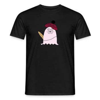 MOSKA - LOUIS - Männer T-Shirt - Schwarz - Vorne - AI Model Male 178 light (178cm)