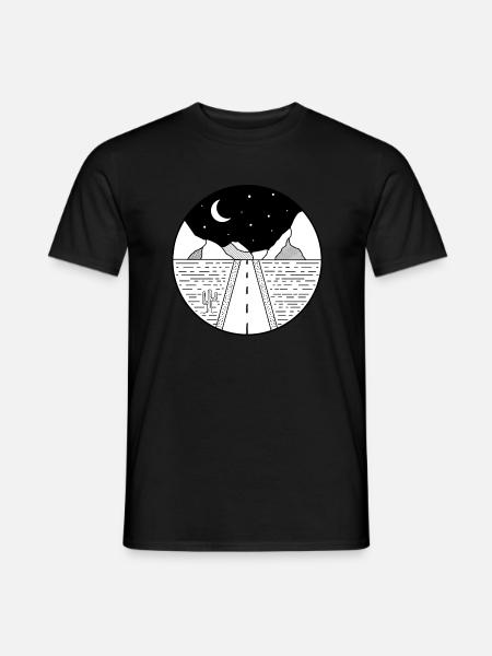 desert - Men's T-Shirt - black