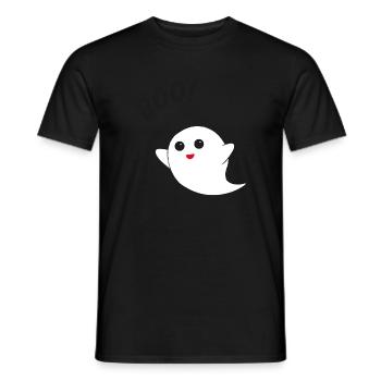 BOO!! - Männer T-Shirt - Schwarz - Vorne - AI Model Male 178 light (178cm)