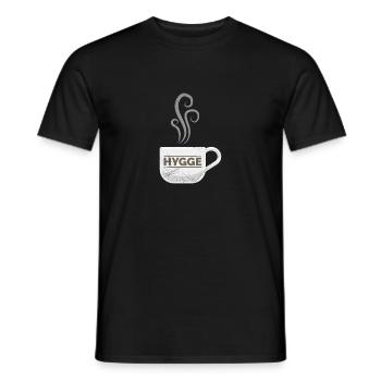 Idée de cadeau drôle drôle de café Hygge - T-shirt homme - noir - Devant - AI Model Male 178 light (178cm)