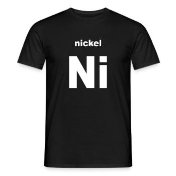 Nickel - T-shirt homme - noir - Devant - AI Model Male 178 light (178cm)