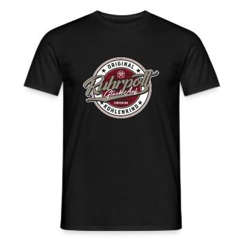 Ruhrpott - original Kohlenkind - Männer T-Shirt - Schwarz - Vorne - AI Model Male 178 light (178cm)